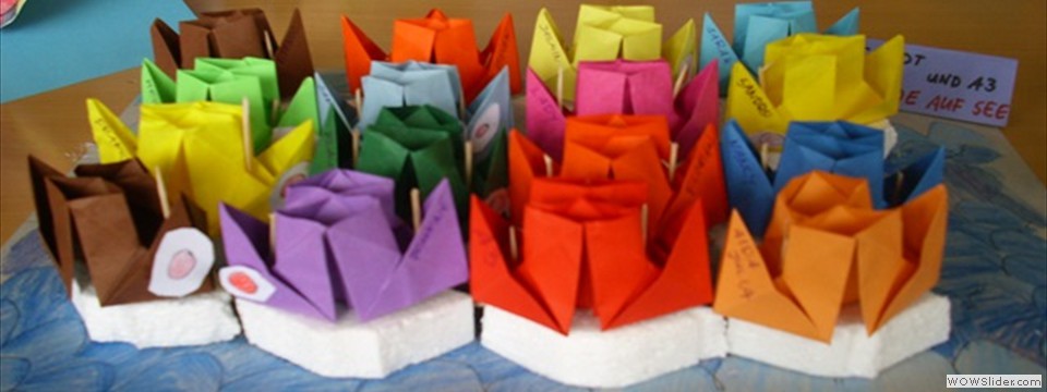 Styropor und Papier Styropor und Papier